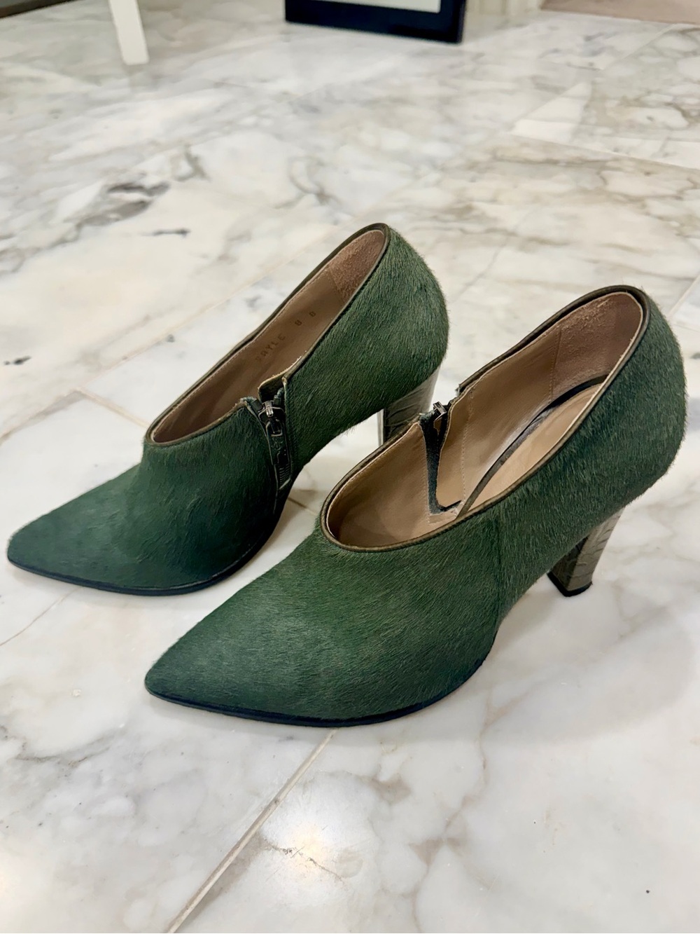 Donald J. Pliner Haircalf High Heel Booties